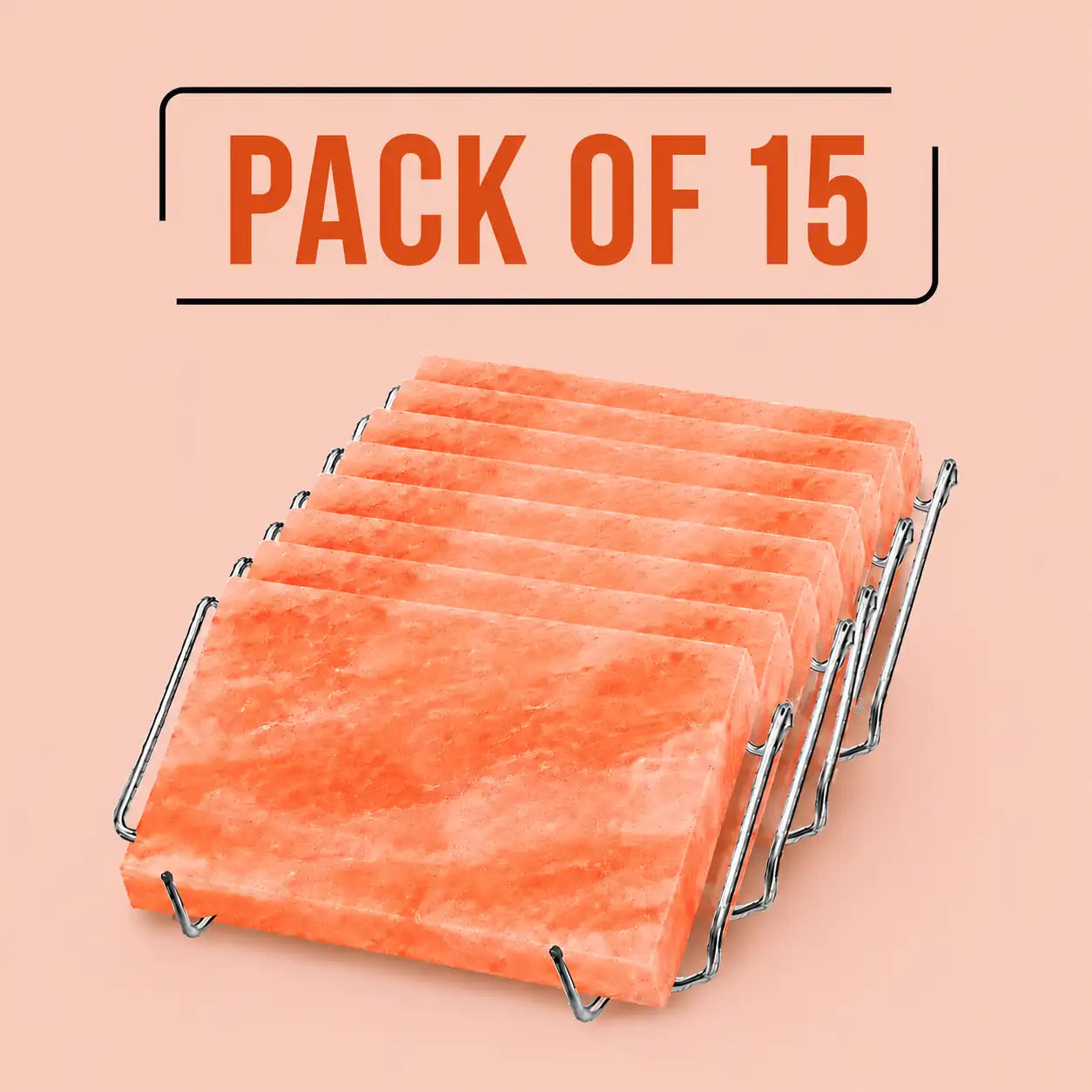 Himalayan Salt Grill Slab 12"×8"×1", Pack of 15