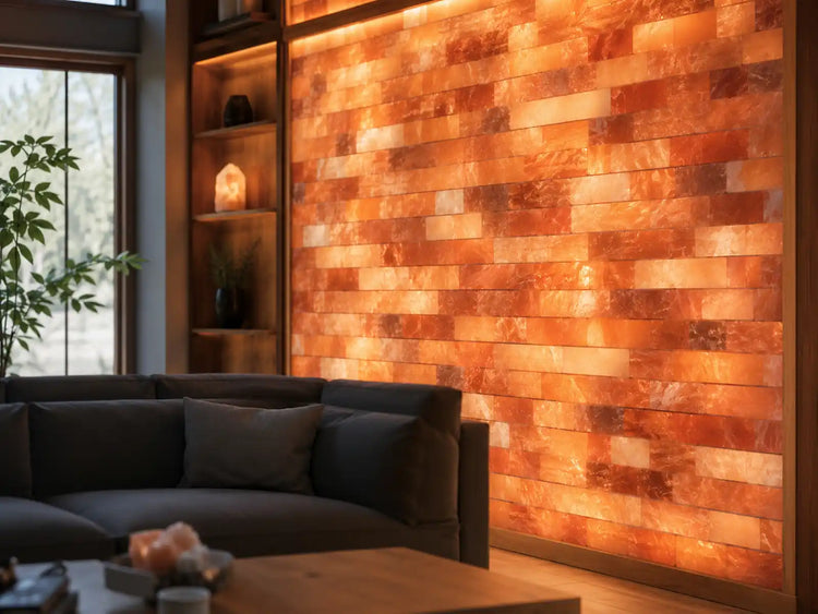 Pink Himalayan salt bricks