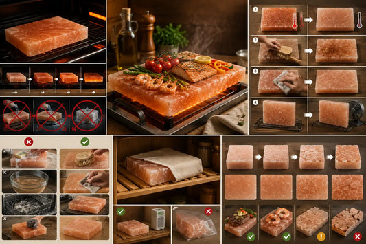 How to Use, Clean, and Store a Himalayan Salt Block