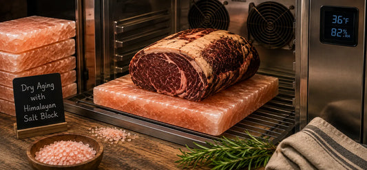 Dry Aging Beef with Himalayan Salt Blocks