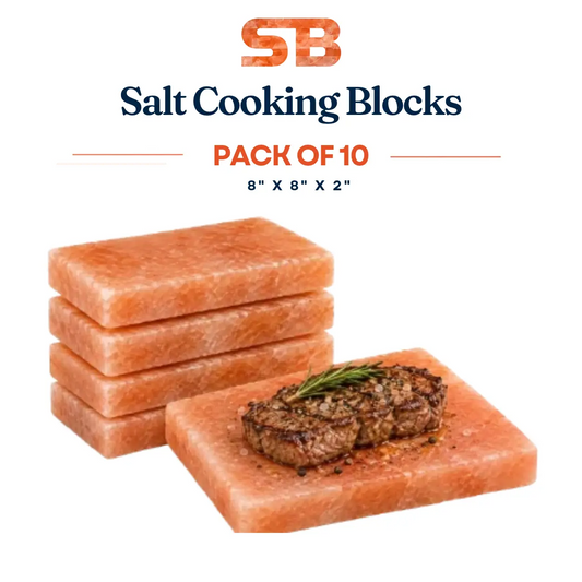 Salt Block for Cooking 8"×8"×2", Pack of 10