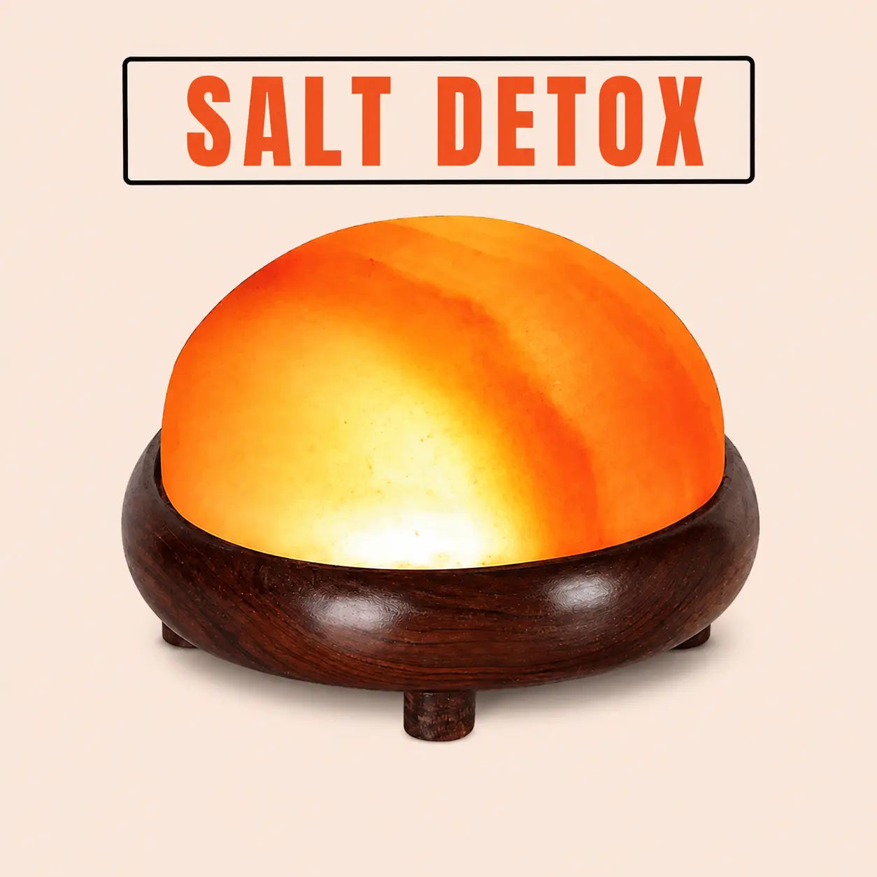 Himalayan Salt Foot Detox Dome Lamp