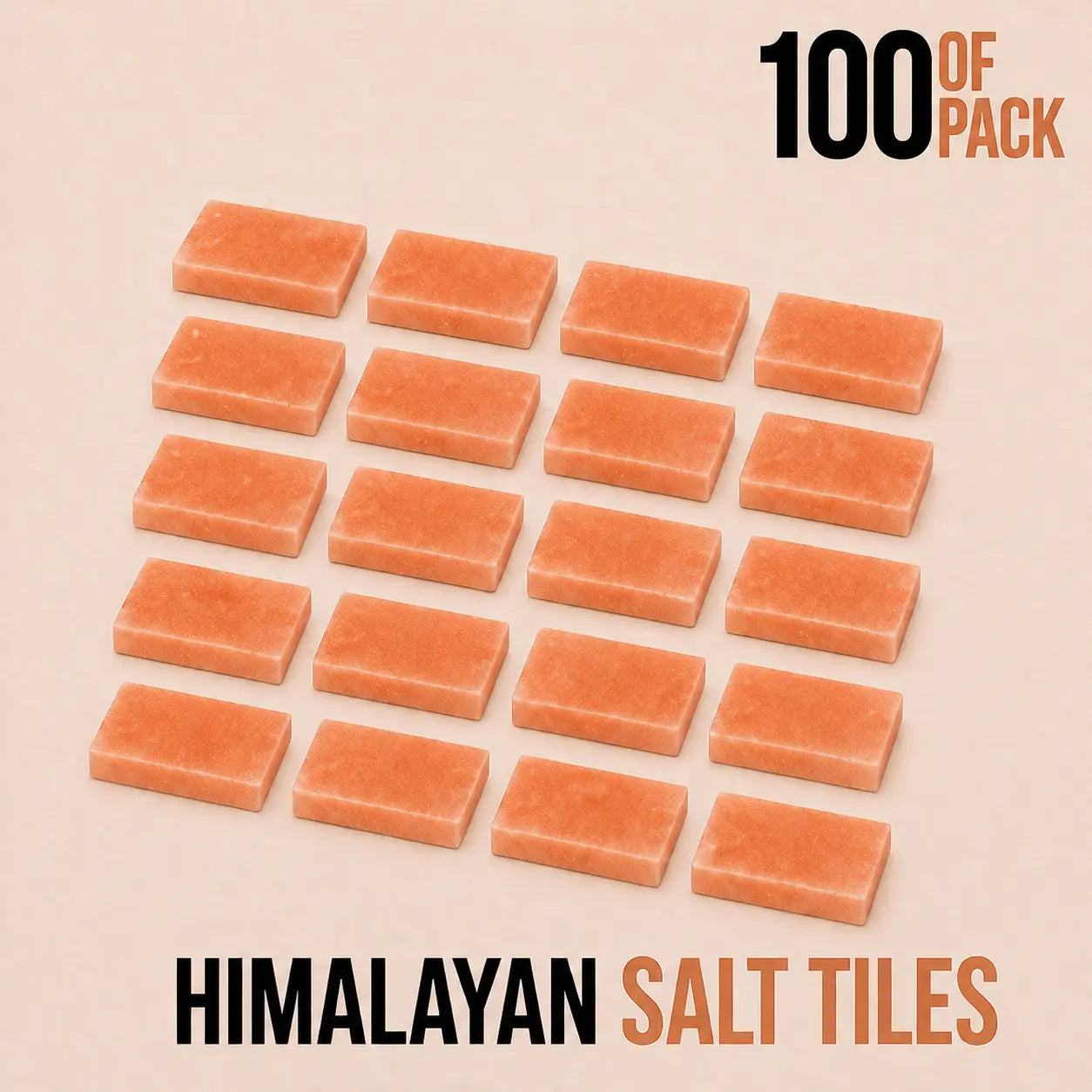 Himalayan Salt Tiles 8" x 4" x 0.75"