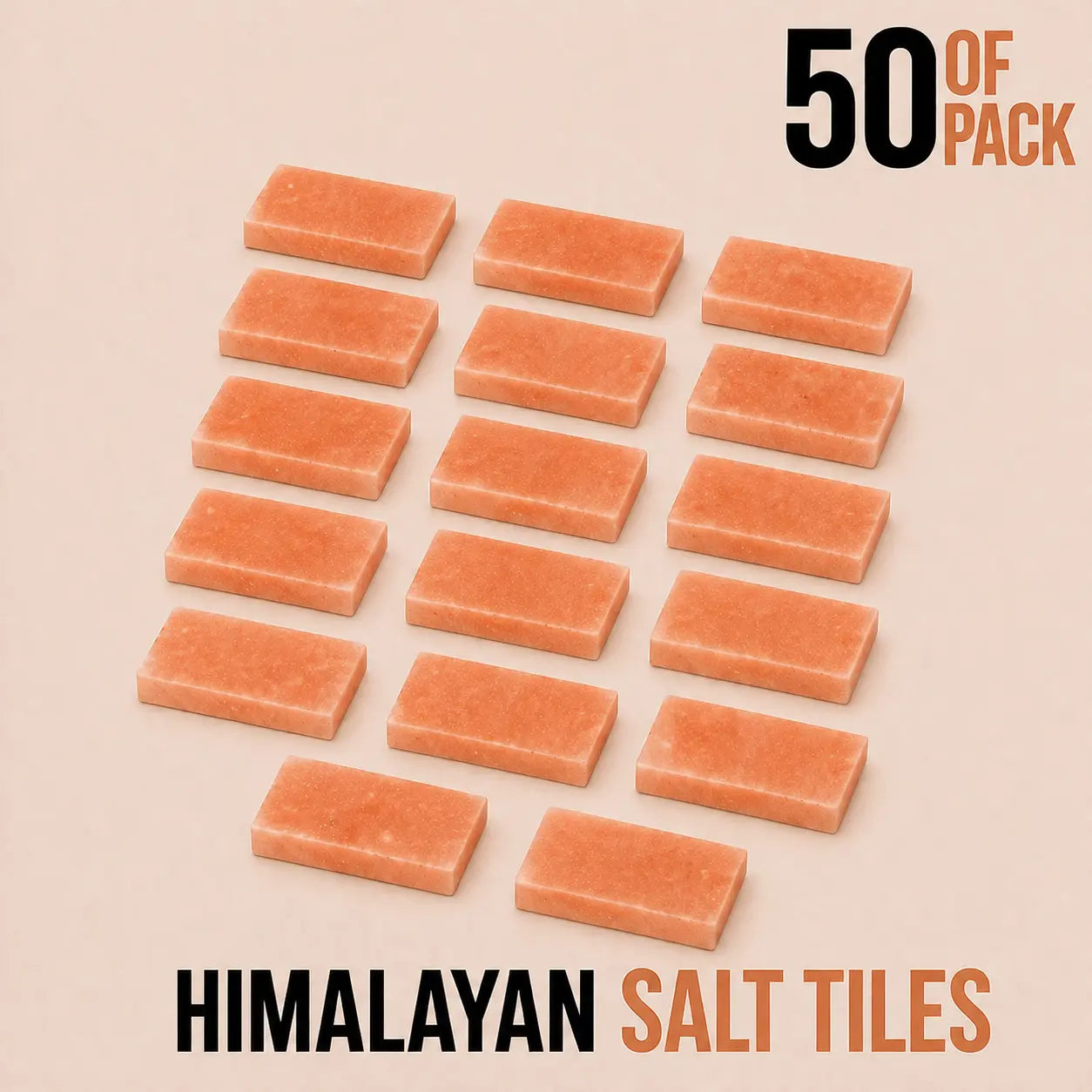 Himalayan Salt Tiles 8" x 4" x 0.75"