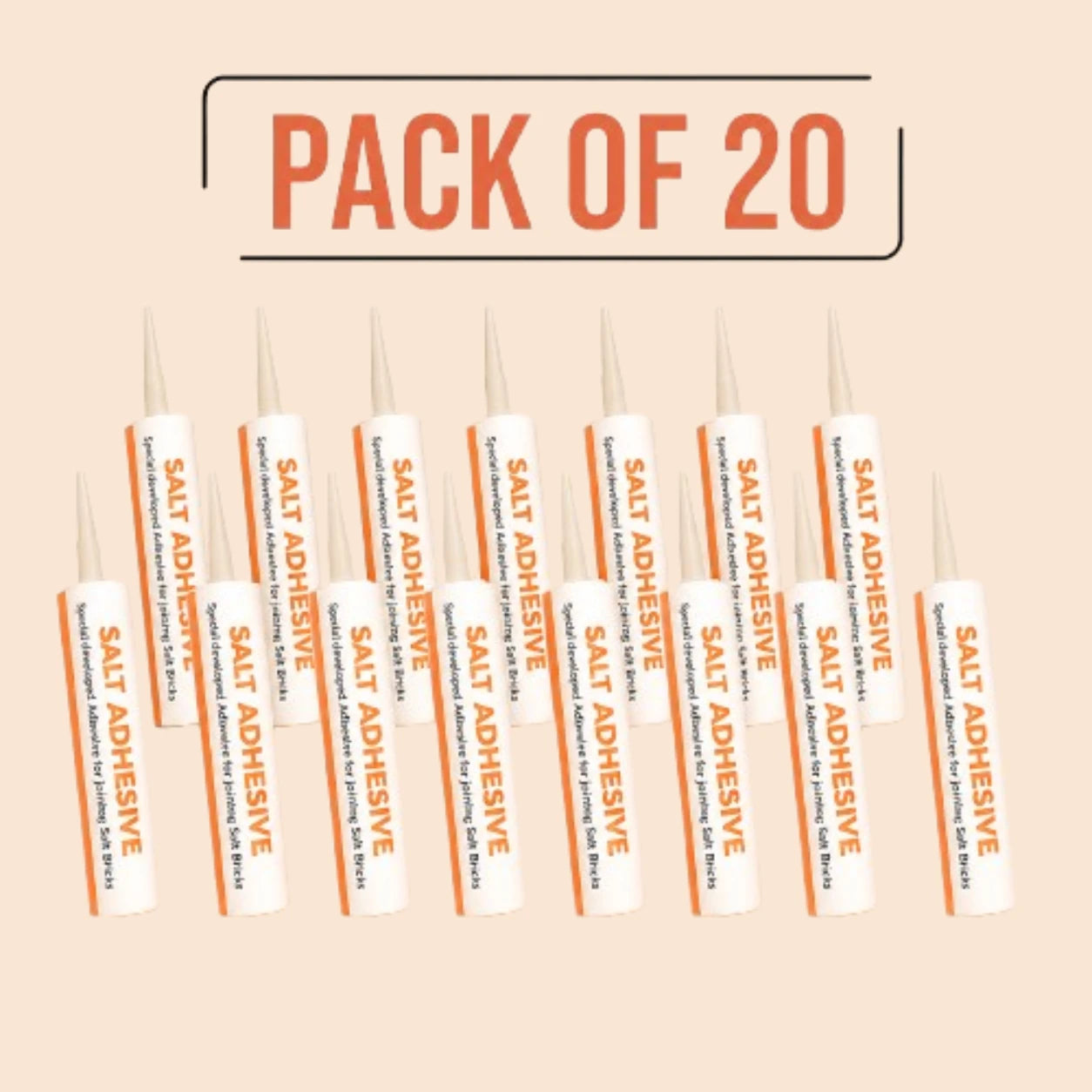 Himalayan Salt Adhesive, Pack of 20 Cartridges