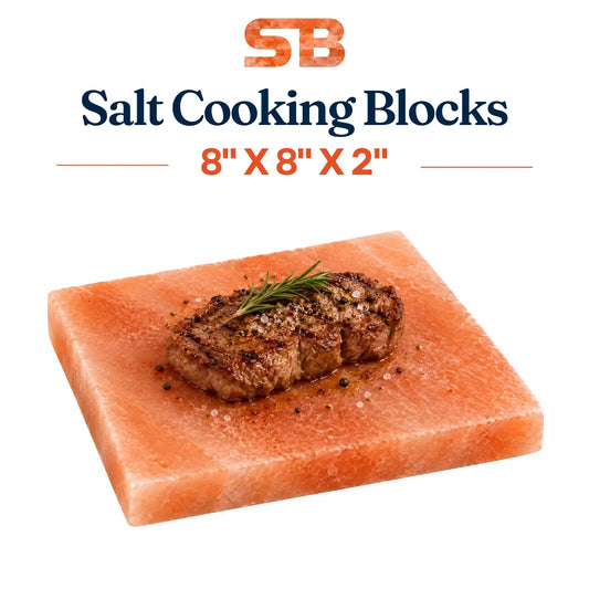 Himalayan Salt Cooking Block 8"×8"×2"