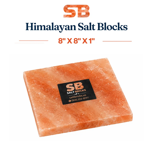 Himalayan Salt Blocks 8" x 8" x 1"