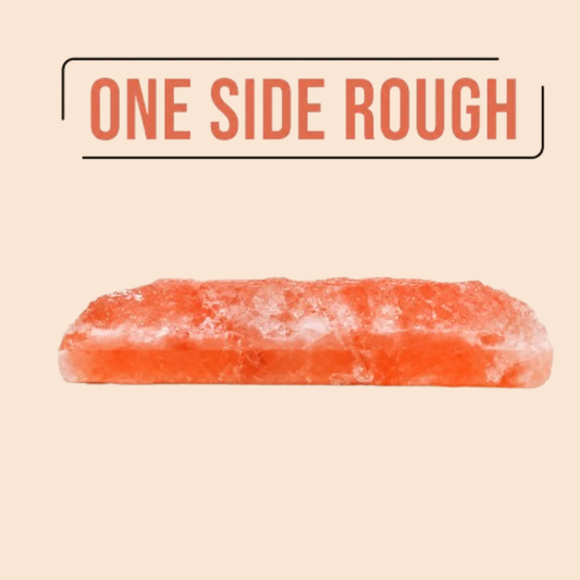 Himalayan Salt Tiles One Side Natural - 8" x 4" x 1"