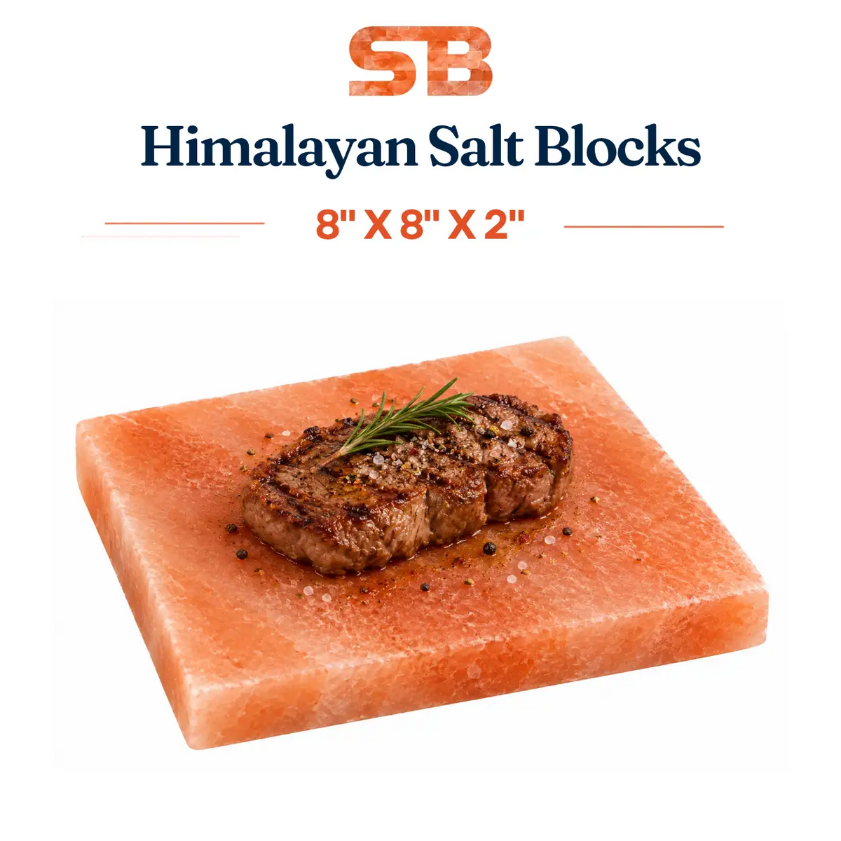 Himalayan Salt Cooing Blocks 8x8x2