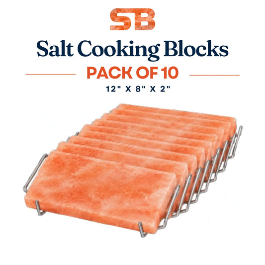 Himalayan Salt Cooking Blocks 12x8x2 Pack Of 10