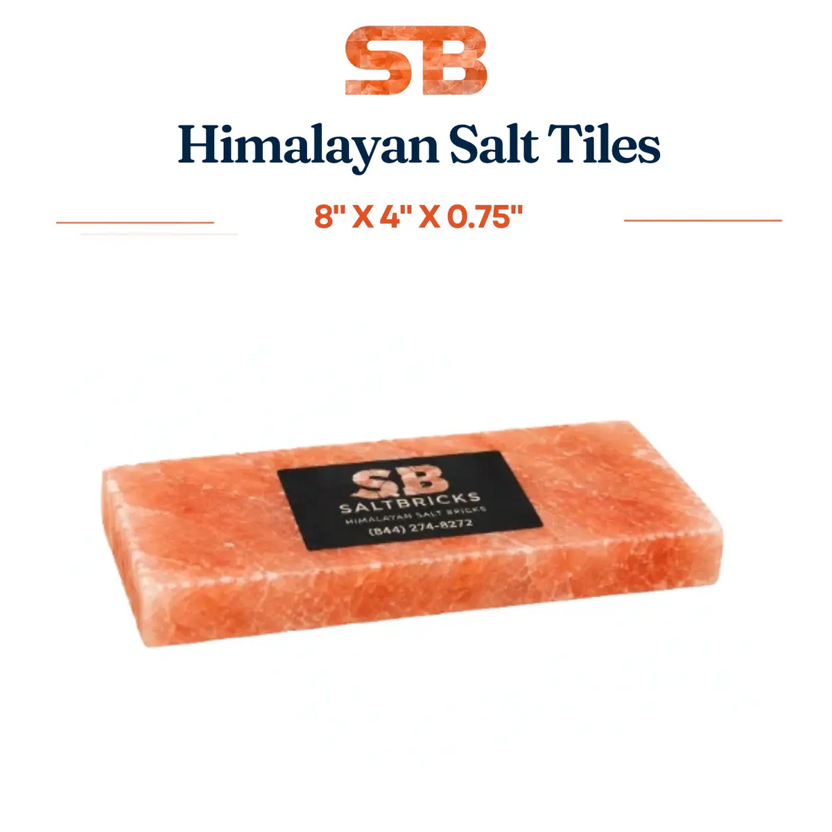 Himalayan Salt Tiles 8x4x0.75