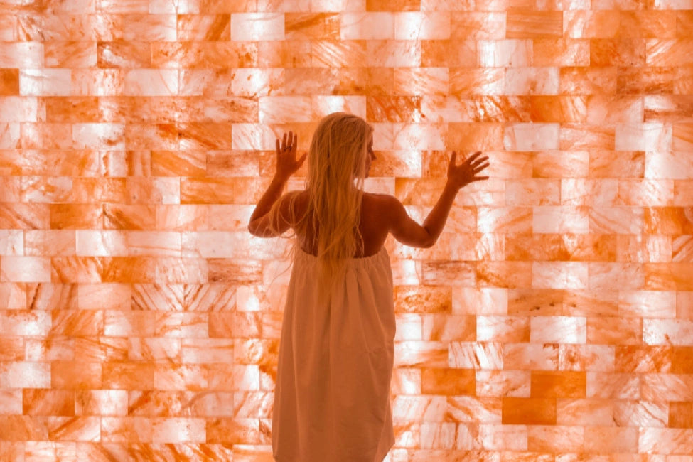 Himalayan Pink salt wall