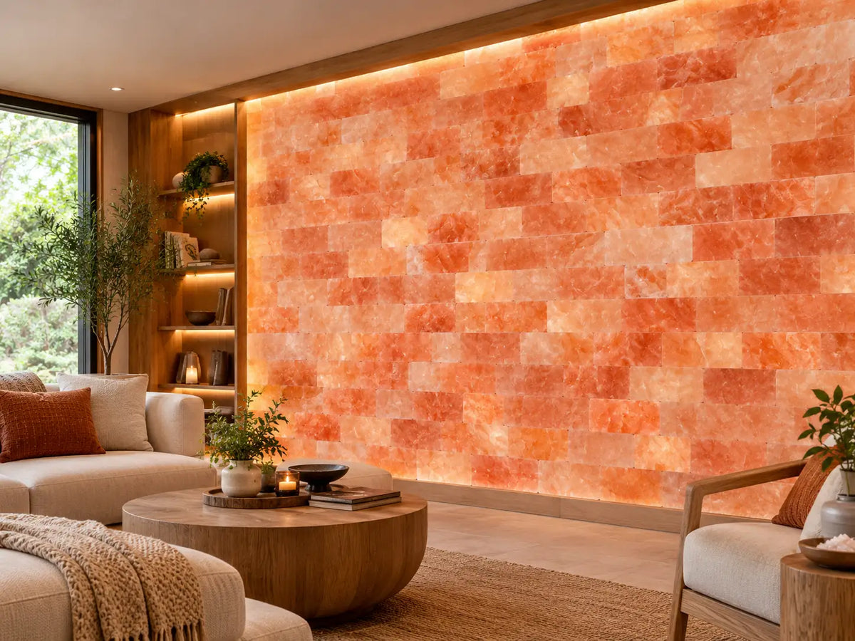 Wholesale Himalayan Salt Tiles 8" x 4" x 1"