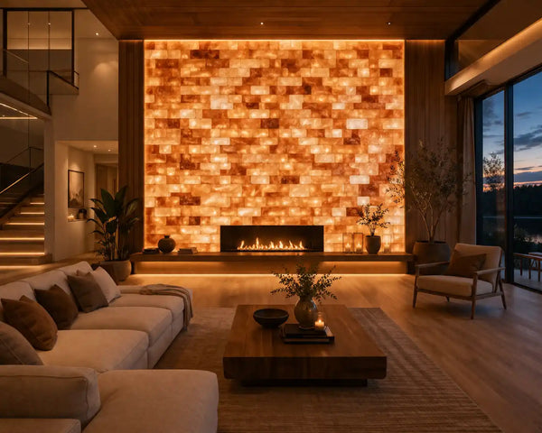 Custom Himalayan salt wall project