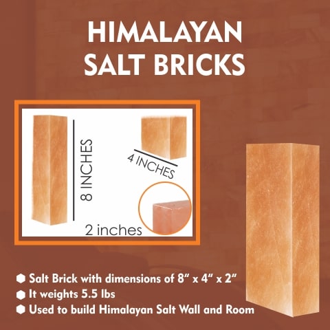 Pink Himalayan Salt Bricks - Salt Bricks